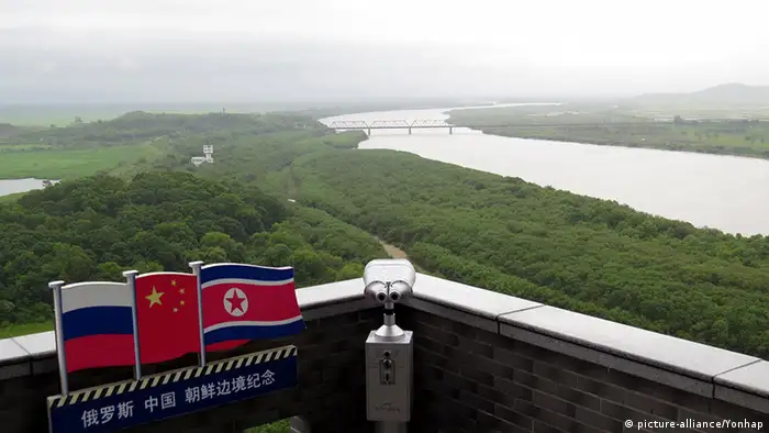 Nordkorea Fluss Tumen