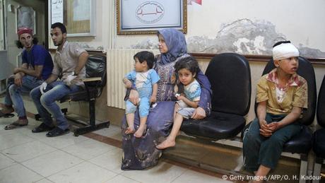 Syrien Zivilbevölkerung in einem Krankenhaus in Idlib