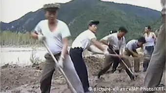 Nordkorea Überschwemmung im Nordosten