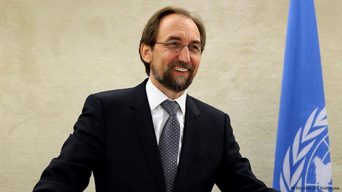 Donald Trump sería peligroso si resulta elegido presidente de Estados Unidos por postura sobre la tortura y las minorías, dijo el alto comisionado de la ONU para los Derechos Humanos, Zeid Ra'ad Al Hussein. (12.10.2016)