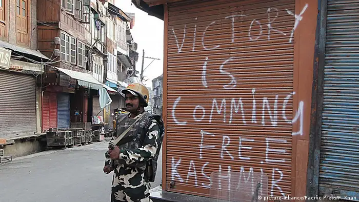 Indien Protesten in Kashmir