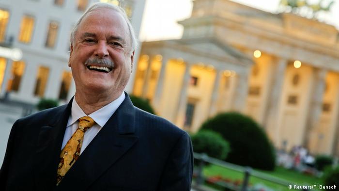 Brexiteer John Cleese in Berlin when he was awarded the Rose d'Or for his lifetime achievement in comedy in 2016 (Reuters/F. Bensch)