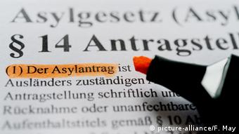 Deutschland Symbolbild Asylantrag