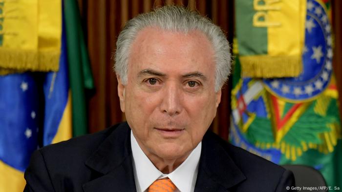 Brasilien Präsident Michel Temer (Getty Images/AFP/E. Sa)