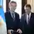Präsident Mauricio Macri, Bundeswirtschaftsminister Sigmar Gabriel und Siemens-Chef Joe Kaeser (v.l.n.r.) (Foto: dpa)