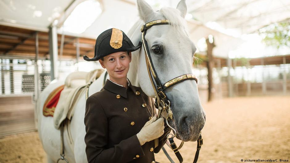 Female Rider Alexander The first female rider in Vienna