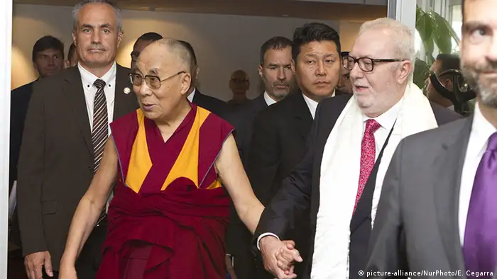 Frankreich Straßburg Dalai Lama im Europarat