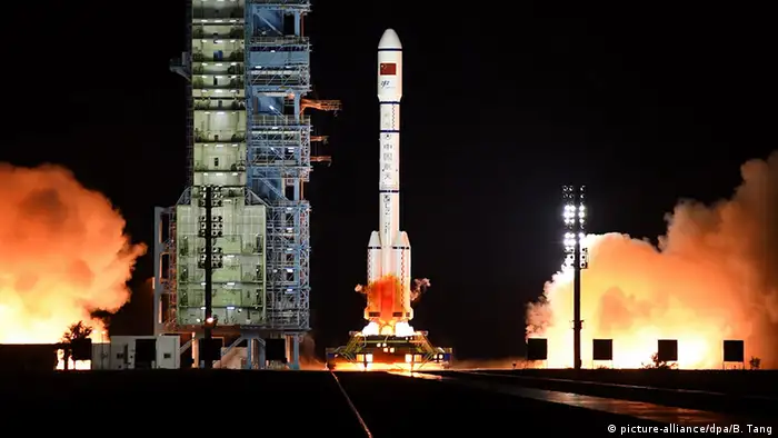 China Start von Tiangong-2 in Jiuquan Satellite Launch Center