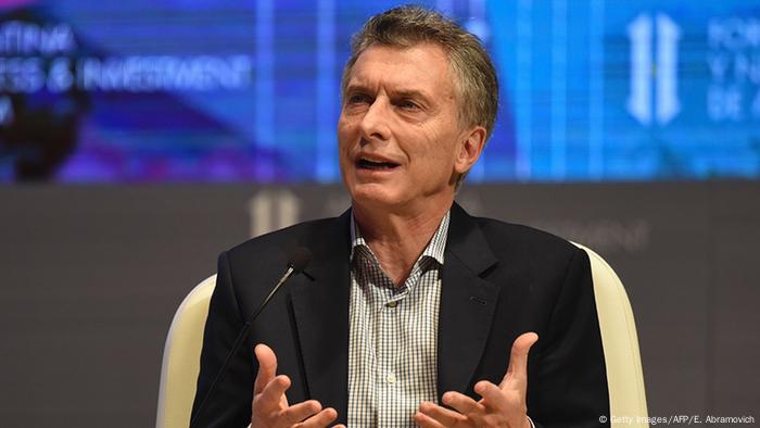 Argentinien Mauricio Macri Wirtschafts- und Investment-Forum in Buenos Aires 