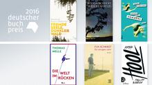 Shortlist: Die sechs Kandidaten für den Deutschen Buchpreis 2016