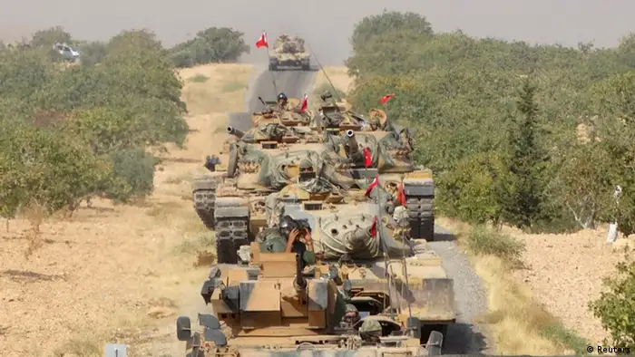 Türkische Panzer in Syrien
