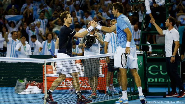 Schottland Tennis Davis Cup Halbfinale - Juan Martin del Potro vs. Andy Murray
