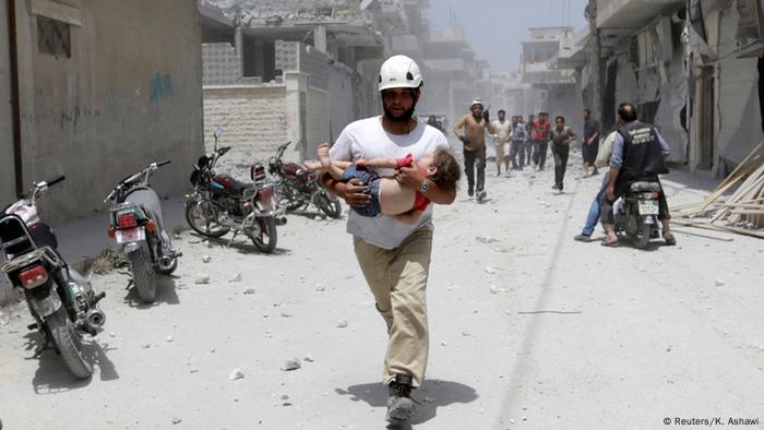 Syrien neue Gefechte trotz Waffenruhe (Reuters/K. Ashawi)