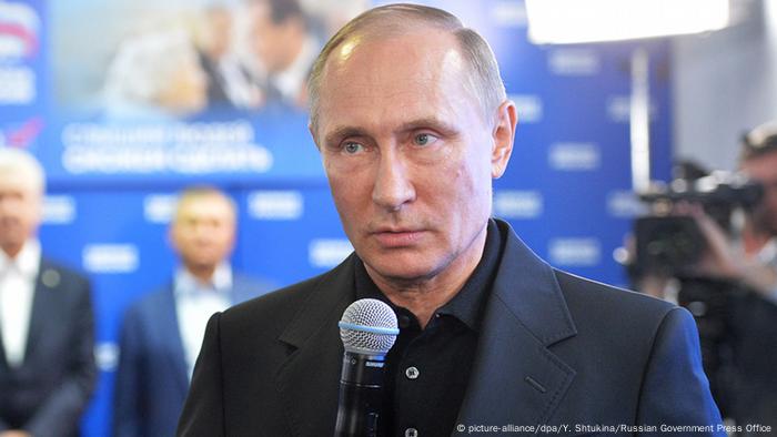 Russland Parlamentswahlen Putin Wahlparty