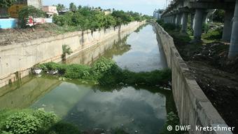 Wasserverschmutzung in Chennai (Foto: DW/Kretschmer)