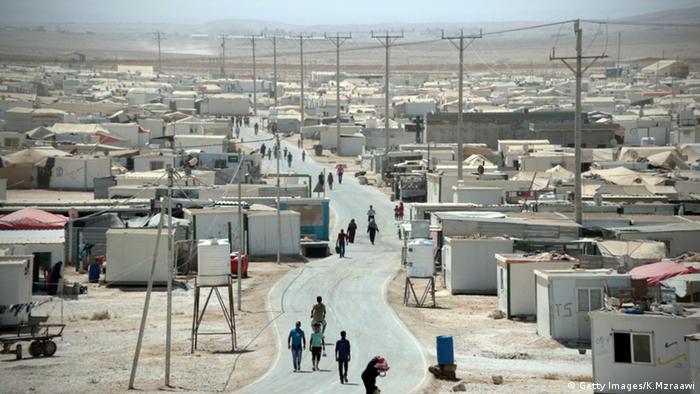 Flüchtlingslager Saatari in Jordanien