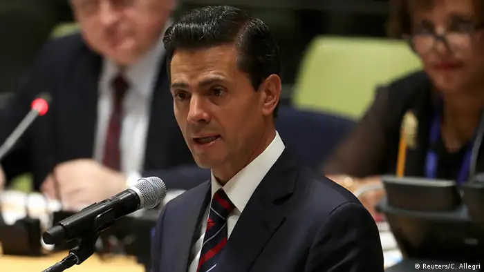 USA Rede Enrique Peña Nieto in New York (Reuters/C. Allegri)