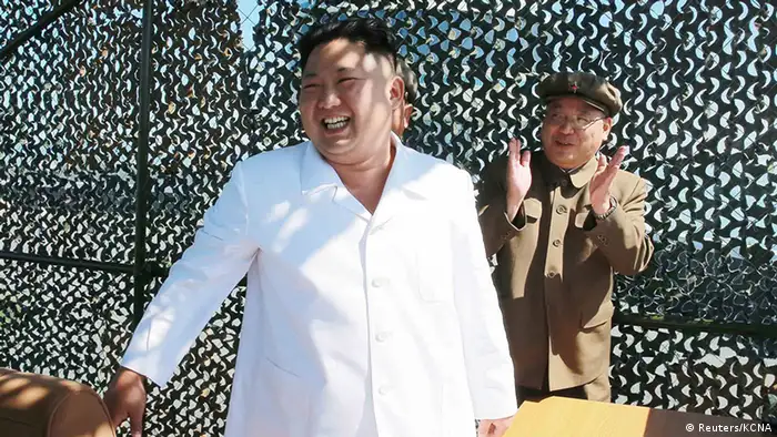 Nordkorea testet Antrieb für Satellitenrakete Kim Jung Un (Reuters/KCNA)