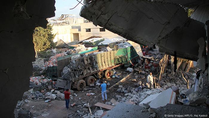 Syrien Angriff auf Hilfskonvoi