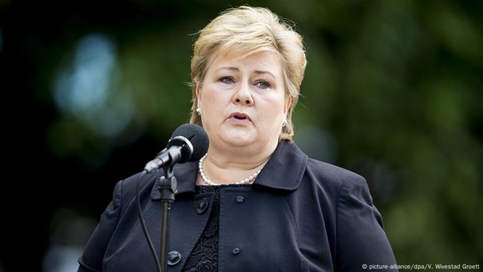  Erna Solberg (picture-alliance/dpa/V. Wivestad Groett)