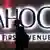 Темный силуэт на фоне логотипа Yahoo 