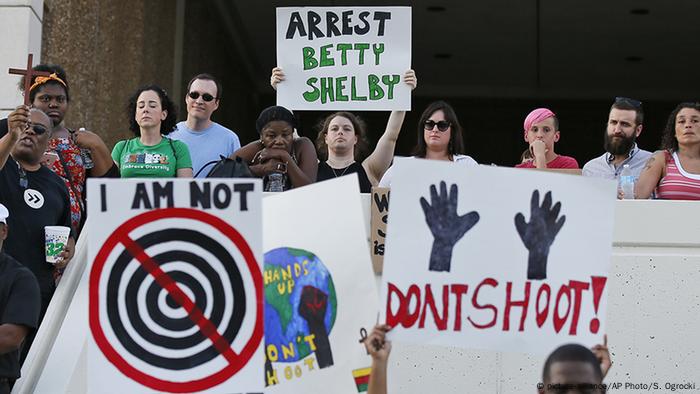 USA Protest für Gerechtigkeit in Tulsa Oklahoma