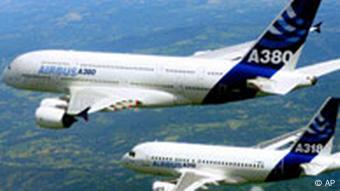 Airbus A380 und Airbus318