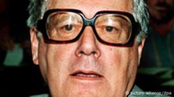 Günter Guillaume als Zeuge im Prozeß gegen den DDR-Spionagechef Markus Wolf (Foto: dpa)