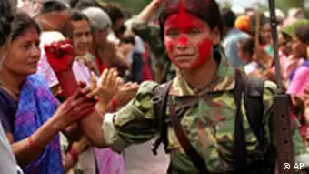 Maoisten in Nepal verkünden Waffenstillstand