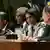 خاوير سولانا، كانداليزا رايس و كوفى عنان در نشست شوراى امنيت سازمان ملل