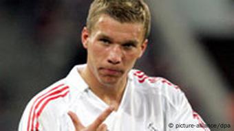 Lukas Podolski 2006 im Trikot des 1. FC Köln.