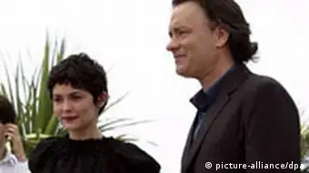 Audrey Tautou und Tom Hanks in Cannes, Sakrileg
