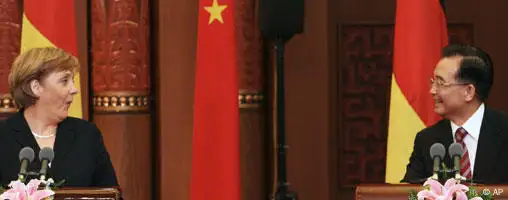 Merkel in China - Grossbild