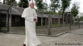 Papst Benedikt XVI in Ausschwitz