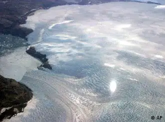 格陵兰冰川融化