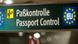 EU passport controll sign in German airport EU passport controll sign in German airport