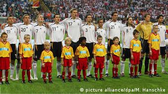 Deutschlands Fußballnationalmannschaft, Nationalhymne, Fußball, WM 2006