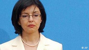 Ausschnitt: Bulgariens Europa-Ministerin Meglena Kuneva Porträtfoto