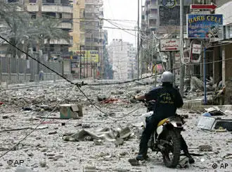 黎巴嫩被炸后的城市