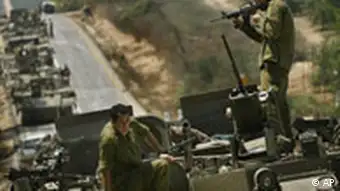 Israelische Armee bereit zum Einmarsch