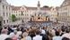 A crowd at an outdoor performance A crowd at an outdoor performance