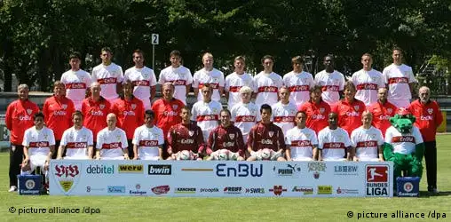 Die Spieler des Fußball-Bundesligisten VfB Stuttgart Saison 2006/07