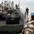 سربازان سازمان ملل متحد در بدو ورود به لبنان