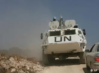 联合国驻南黎巴嫩临时部队在巡逻
