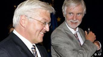 Libanon EU Außenminister in Brüssel Frank-Walter Steinmeier und Erkki Tuomioja