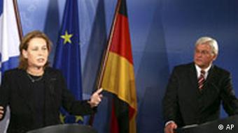 Deutschland Israel Zipi Livni bei Frank-Walter Steinmeier
