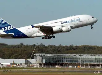 BdT A380 Erster Testflug mit Passagieren