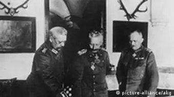 Wilhelm II mit der Heeresleitung, 1916, Kalenderblatt