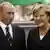 Angela Merkel dhe Vladimir Putin në Drezden
