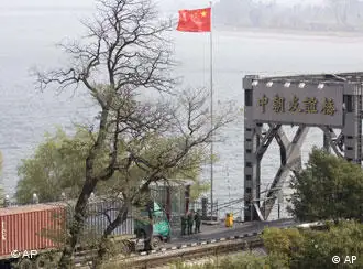 中朝边境的友谊桥